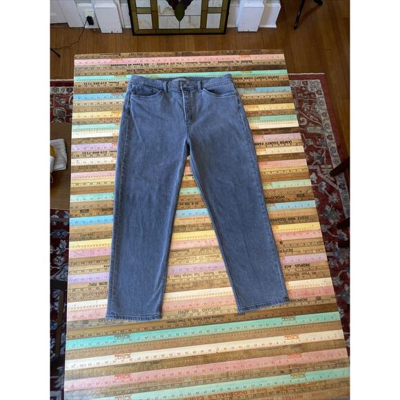 Joe’s Jeans Women 32 Gray The Scout Mid Rise Slim Boyfriend Light Button Fly 14 - Picture 1 of 16